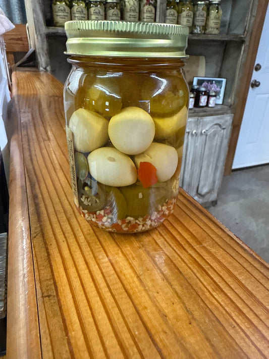 Jalapeno Quail Eggs